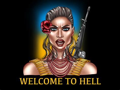 Welcome to hell by Anastasia on Dribbble