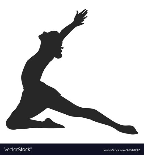 Ballet dancer floor Royalty Free Vector Image - VectorStock