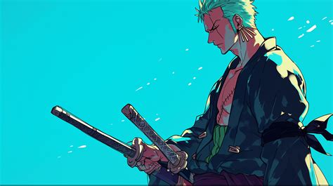 Digital Roronoa Zoro Minimal One Piece Art Wallpaper, HD Anime 4K ...