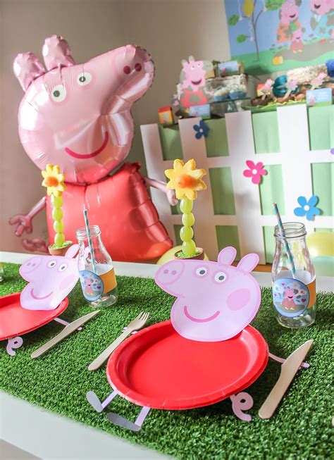 Peppa Pig Party - Just Add Confetti | Peppa pig party decorations, Peppa pig birthday ...