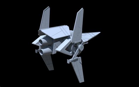 V - Wing Star Wars 3D Model by KATEDRA604