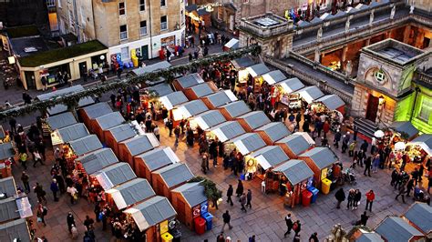 Bath Christmas Market opening marks start of festive season - BBC News