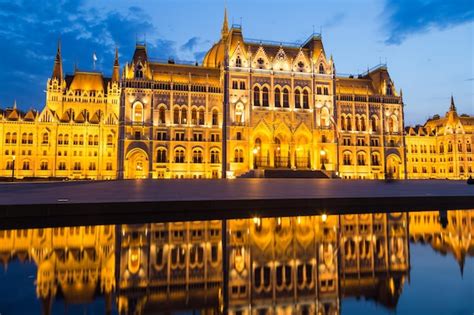 Premium Photo | Budapest hungary parliament night shot