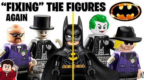 "Fixing" the LEGO Batman '89 Figures AGAIN - YouTube