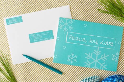 Get premium quality, personalized holiday cards and matching address labels professionally pr ...