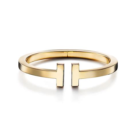 Tiffany T Square Bracelet in Yellow Gold | Tiffany & Co. International