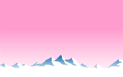 3840x2160 resolution | snow covered mountain illustration, mountains, pink, landscape, Evian ...