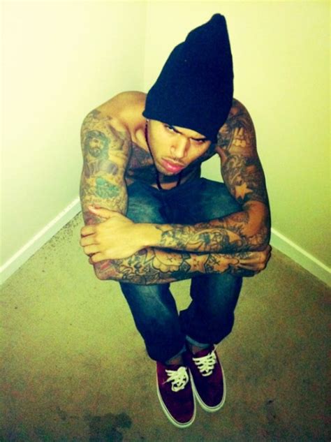 afrenchieforyourthoughts: chris brown tattoos pictures