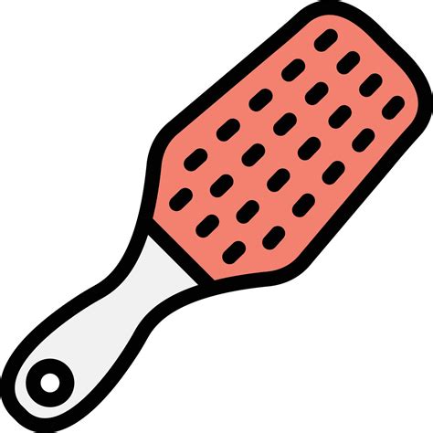 Hair brush Vector Icon Design Illustration 21677591 Vector Art at Vecteezy