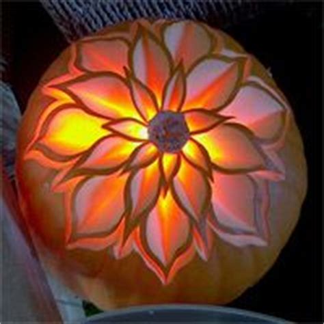 Flower Pumpkin Carving