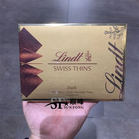 Lindt & Sprungli Swiss Thins Chocolate Dark Chocolate Milk Chocolate Milk Orange Chocolate 瑞士薄片 ...