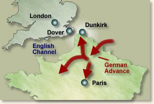 The Evacuation of Dunkirk, 1940