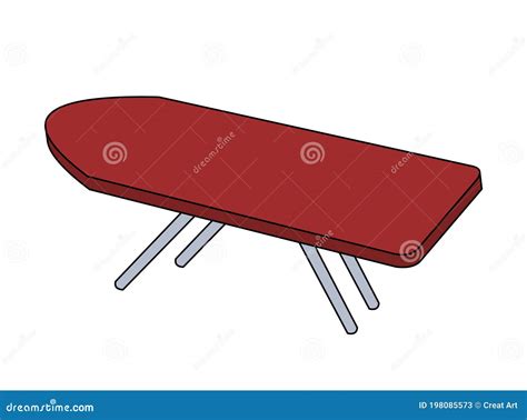 Ironing Board Clip Art Illustration Vector Isolated Stock Vector - Illustration of graphics ...