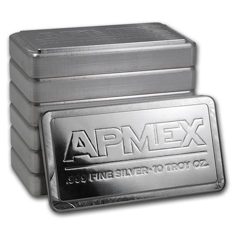 Buy 10 oz Silver Bar - APMEX (Stackable) | APMEX