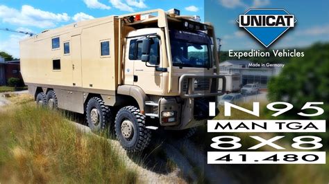 UNICAT Expedition Vehicle IN95 MAN TGA 41.480 8X8 - YouTube