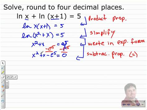 Example Of Natural Logarithm