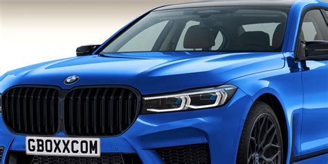 BMW M7 Returns as Rendering With Extra-Large Black Grille - autoevolution