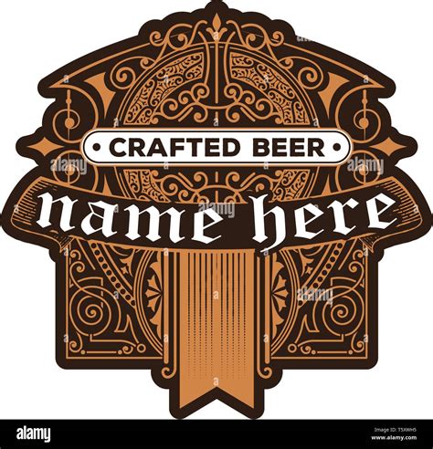 Craft beer vintage label Stock Vector Image & Art - Alamy