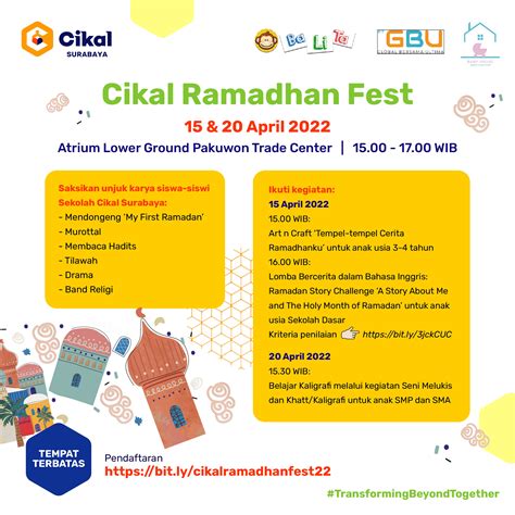 Sekolah Cikal Surabaya Ramadhan Festival