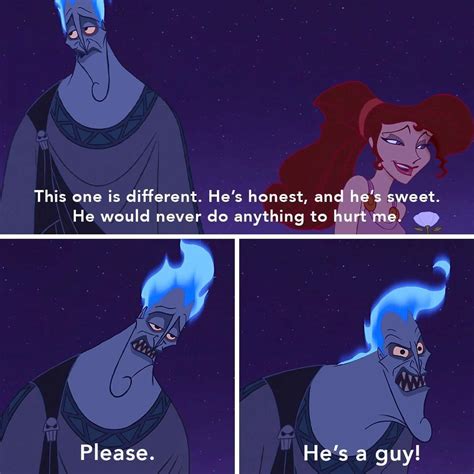 Disney+ on Instagram: “Hades with that BURN.🔥💯” | Disney quotes funny, Disney character art ...