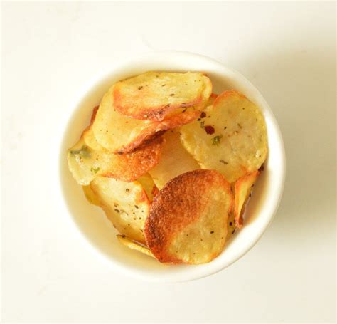 Healthy Baked Potato chips | Baked potato chips, Healthy potatoes, Potatoes