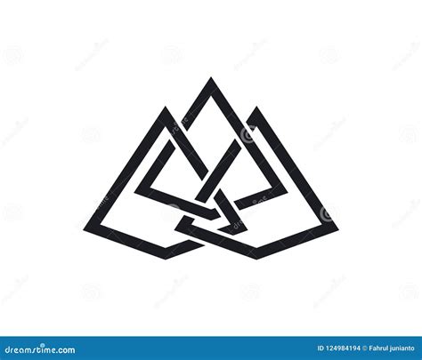 Pyramid Logo Vector Template Pyramid Logo Vector Template Stock Vector ...