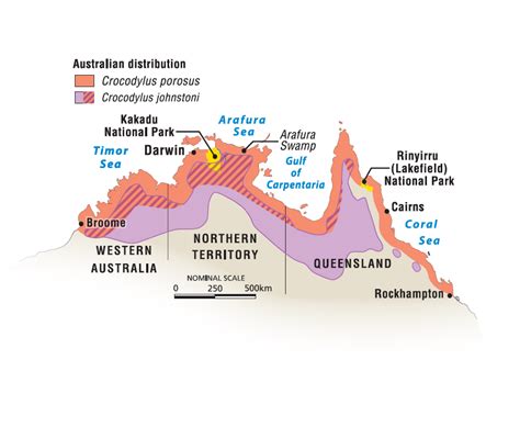 Saltwater Crocodile Habitat Map