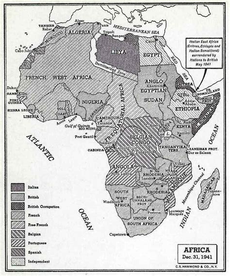 Africa Ww2 Map - Sub Saharan Africa Modern History : Original ww2 ...