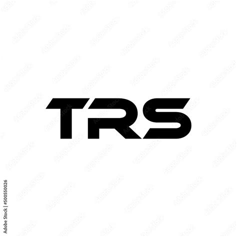 TRS letter logo design with white background in illustrator, vector logo modern alphabet font ...