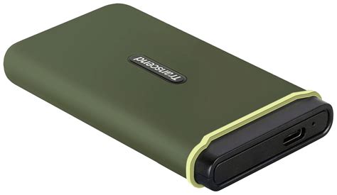 Transcend ESD380C 2 TB External SSD hard drive USB-C®, USB type A Green ...