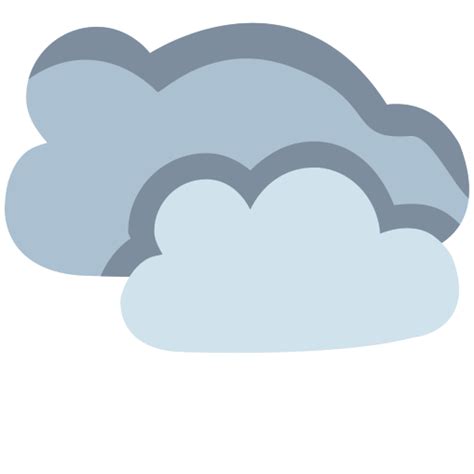 Cloudy Generic Flat icon