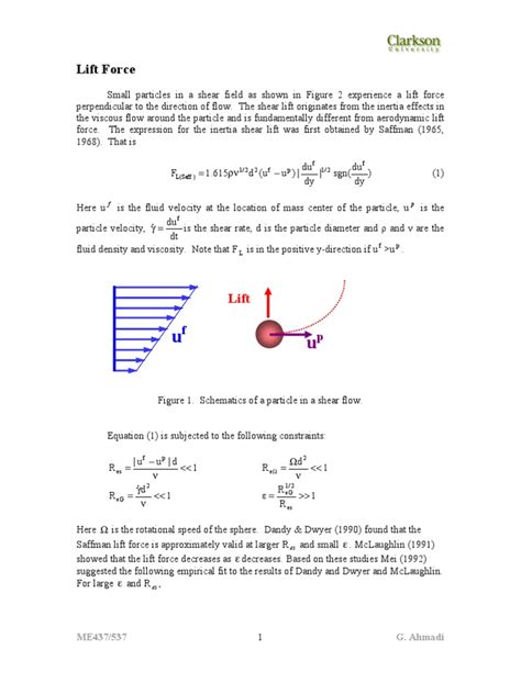 Lift force | Lift (Force) | Fluid Dynamics