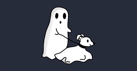 Cartoon Ghost Walking Ghost Dog - Cute Ghost Halloween - Tank Top | TeePublic