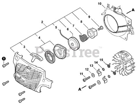 Echo CS-310 - Echo Chainsaw (SN: C33113001001 - C33113999999) Recoil ...