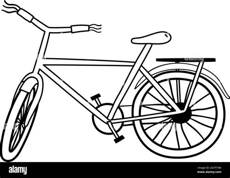 Kids Bicycle Clipart Black And White