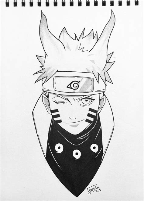 Naruto Drawings Black And White - Goimages Mega