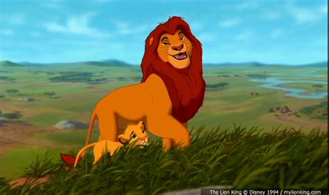 Simba and Mufasa - The Lion King Photo (36965090) - Fanpop