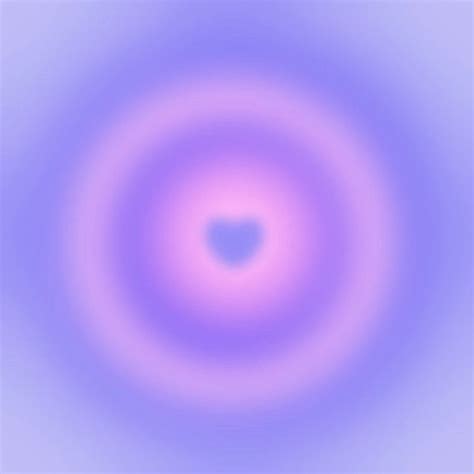 gradient circle aesthetic aura profile pic fairy universe purple heart Hippie Wallpaper, Heart ...