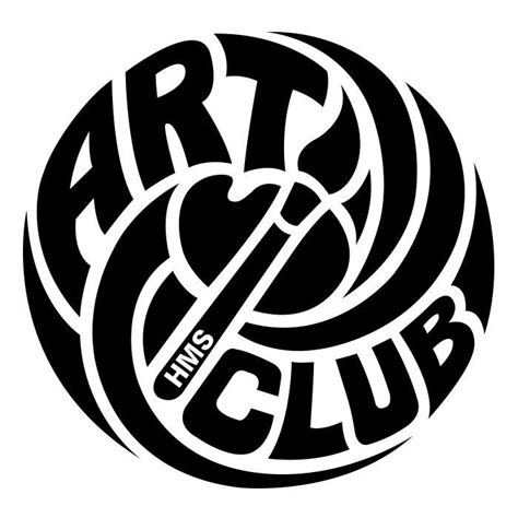 Art logo, Art club projects, Art club