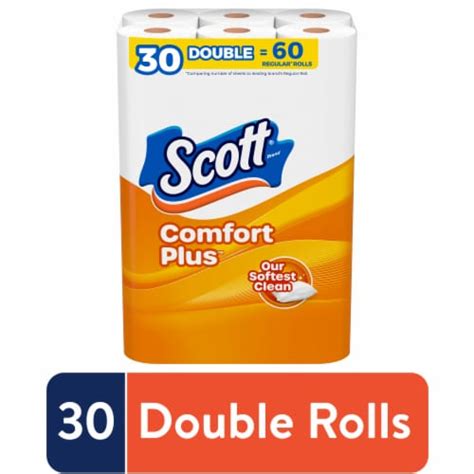 Scott ComfortPlus 1-Ply Toilet Paper Double Rolls, 30 rolls - Pick ‘n Save