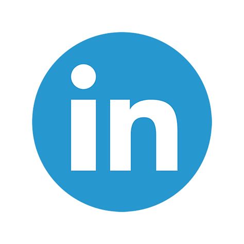 LinkedIn round logo transparent PNG - StickPNG