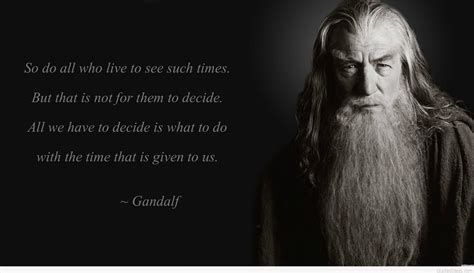 Best Gandalf Lord of the Rings Quotes with pics