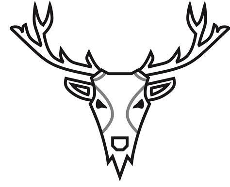 Elk Antlers Drawing at GetDrawings | Free download