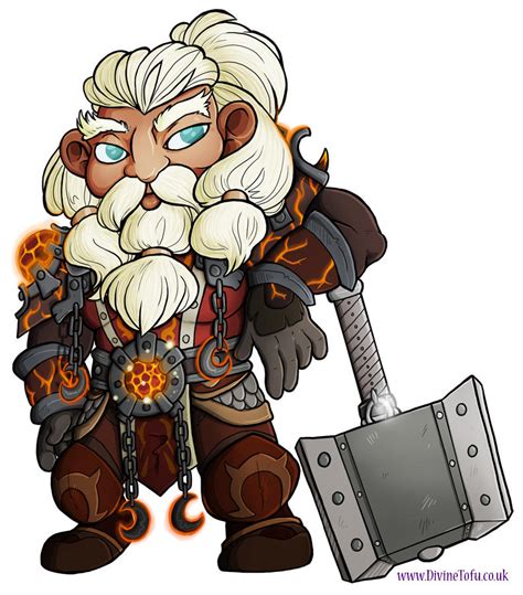 WoW/DND Chibi Dwarf Warrior by DivineTofu on DeviantArt