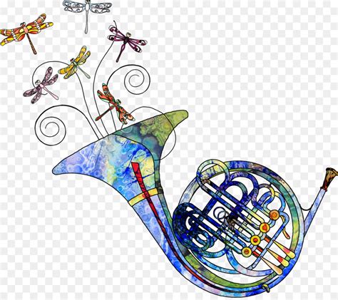 French Horn Drawing at GetDrawings | Free download