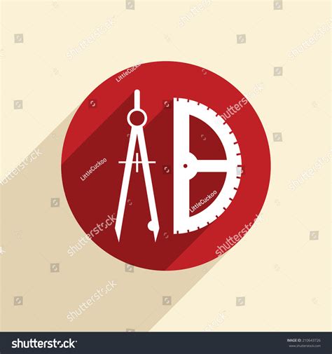 Compass Protractor Characters Geometry Stock Vector (Royalty Free) 210643726 | Shutterstock