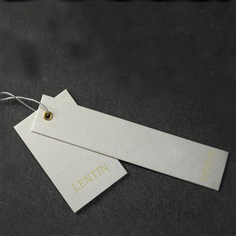 Display Labels Hang Tags for Clothing with String