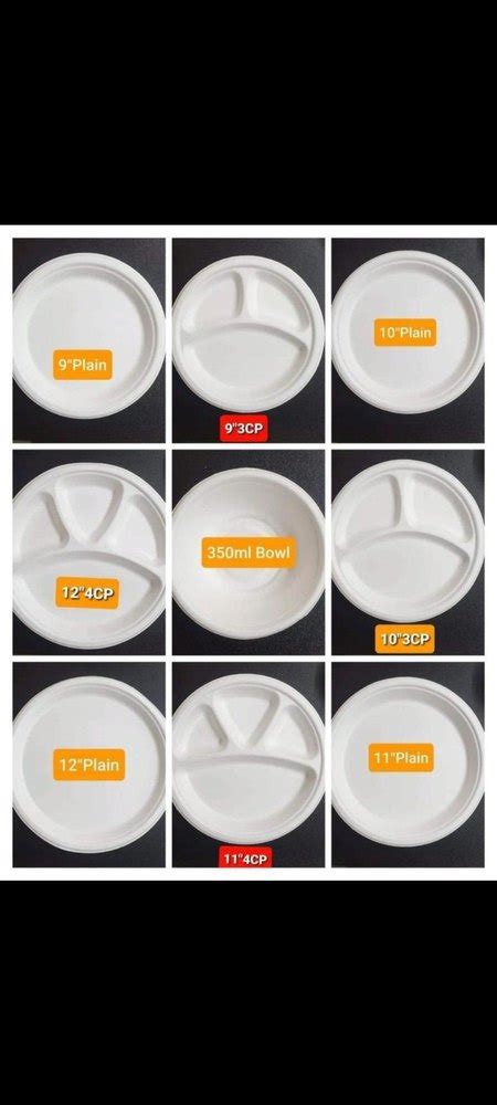 Disposable Paper Plate at Rs 4/piece | White Paper Plate in Bengaluru ...