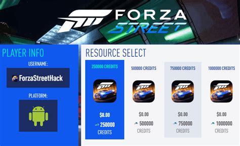 Forza Street Hack Cheat - Forza Street Mod Credits and Gold