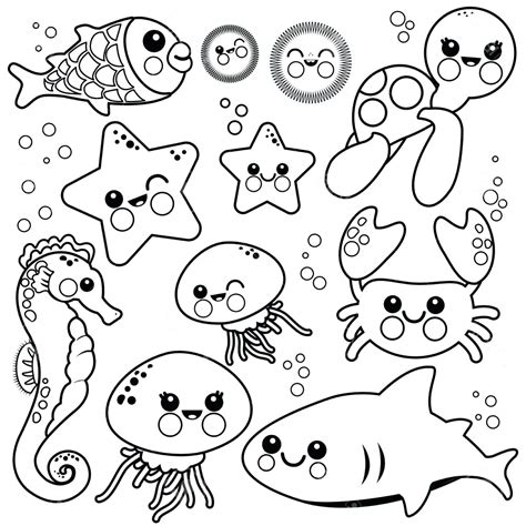 Coloring Pages | Animal Coloring Pages For Kids Printable Free Oceaning Adults From Moana To ...